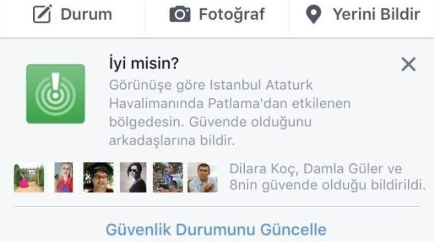 Havalimanındaki Saldırının Ardından Facebook G&uuml;venlik Butonunu Etkinleştirdi
