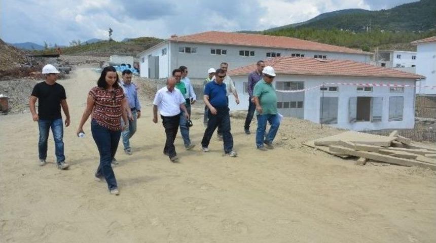 Alanya Arıtma İnşaatında &Ccedil;alışmalar S&uuml;r&uuml;yor