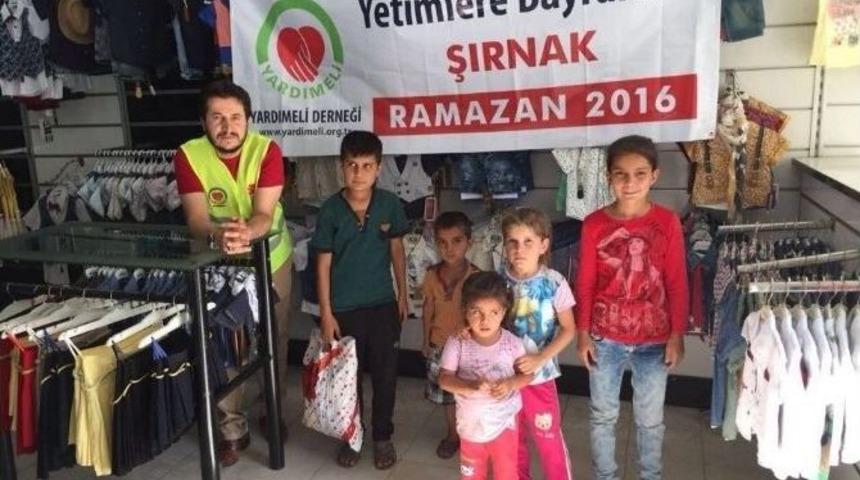 Silopi&rsquo;de Yardımeli Derneği 100 Yetimi Sevindirdi