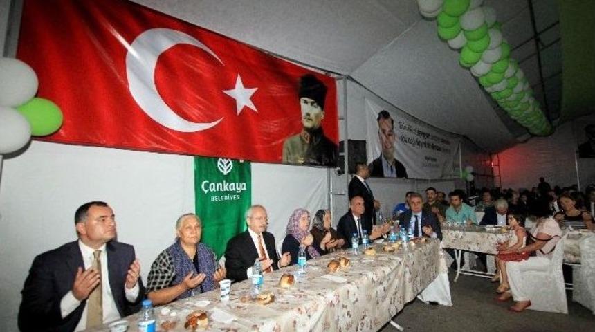 Kılı&ccedil;daroğlu &Ccedil;ankaya&rsquo;nın İftar Sofrasına Katıldı