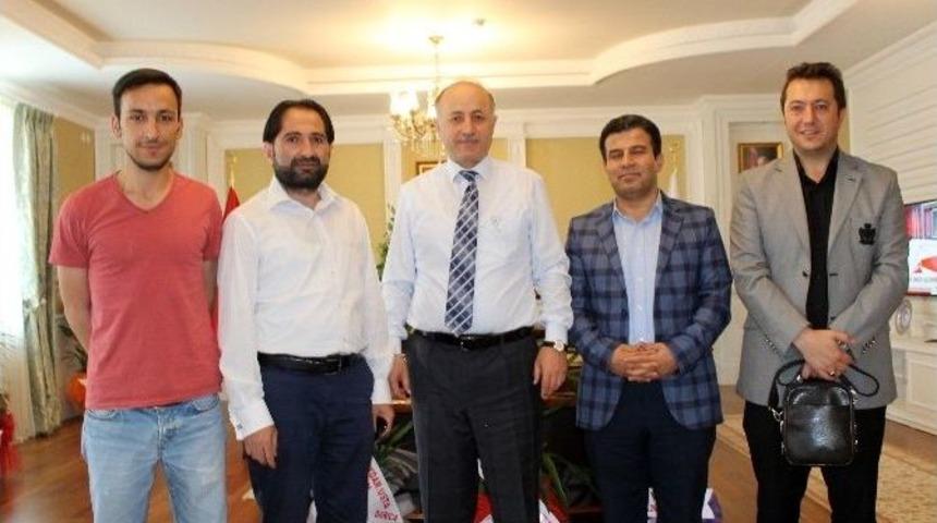 İha Ve T&uuml;rkiye&rsquo;den Erzurum Valisi Azizoğlu&rsquo;na Ziyaret