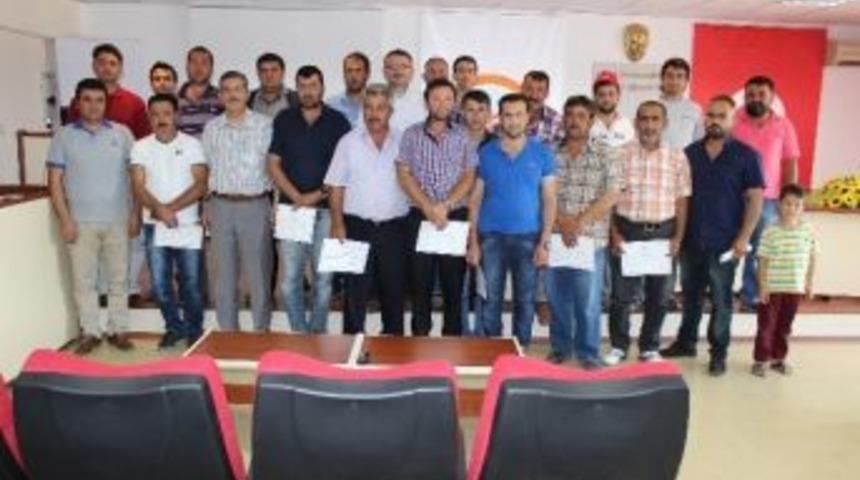 Karaman’da Süt Toplayıcıları Belgelerini Aldı