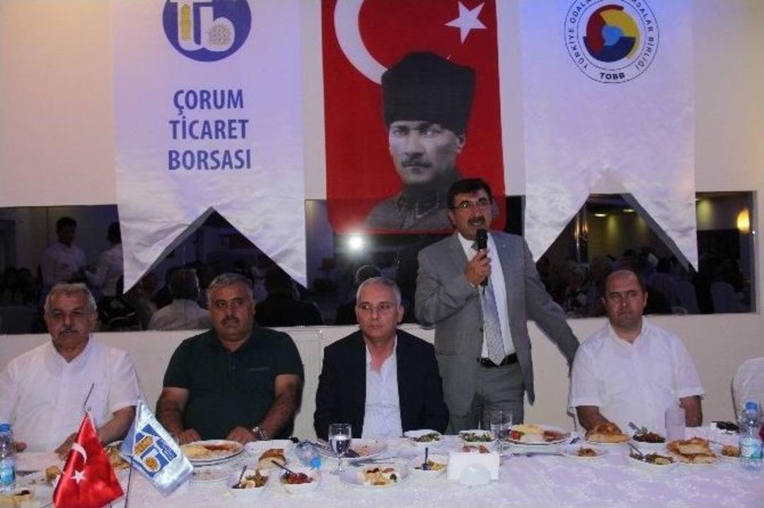 &Ccedil;orum Ticaret Borsası&rsquo;ndan İftar Yemeği