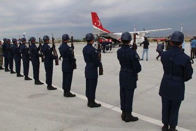 Şehidin Naaşı Konya’ya Getirildi