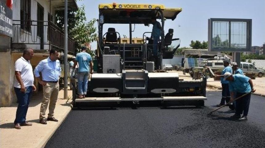 Başkan Y&uuml;cel, Kestel&rsquo;de Sıcak Asfalt &Ccedil;alışmasını İnceledi Alanya