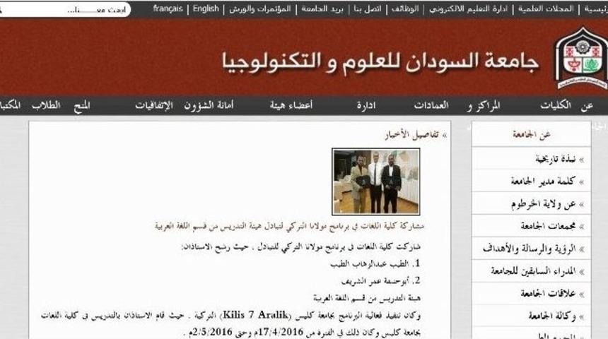 Misafir Akademisyenler Sudan&rsquo;da Haber Oldu