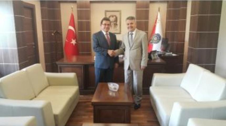 İl Emniyet M&uuml;d&uuml;r&uuml; Şahin&rsquo;e Veda Ziyareti