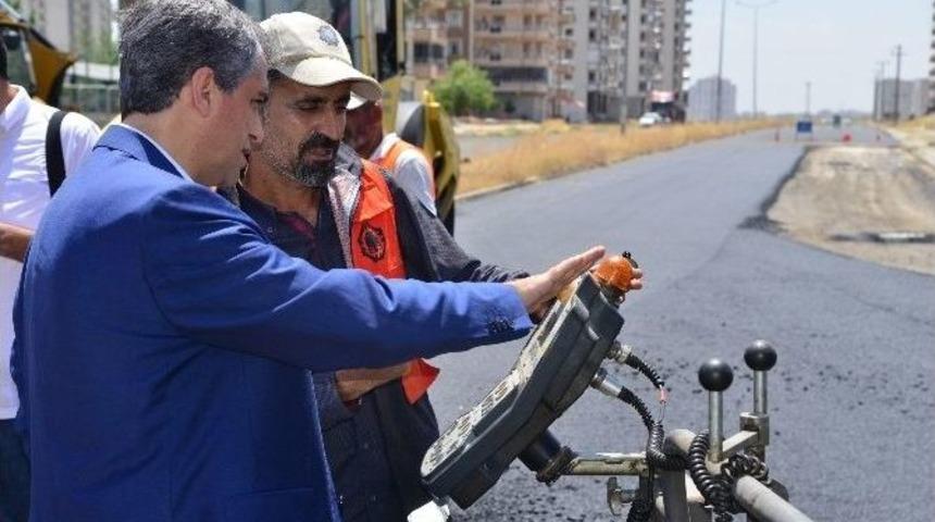 Eş Başkan Anlı Asfalt Ve Yeni Yol &Ccedil;alışmalarını Denetledi