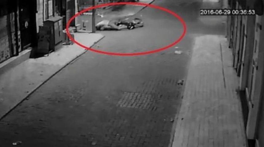 Kula’daki Motosiklet Kazası Kamerada