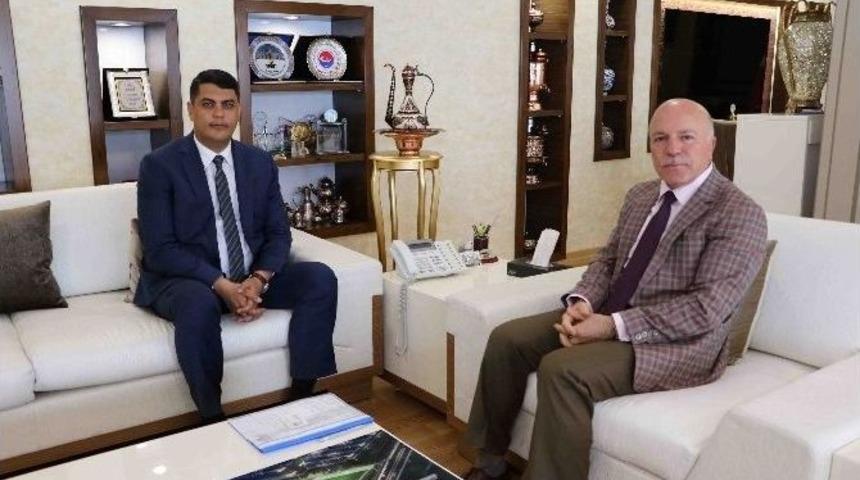 Başkonsolos S&uuml;leymanlı Başkan Sekmen&rsquo;i Ziyaret Etti