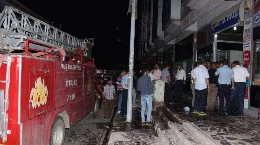 Muş&rsquo;ta İşyeri Yangını