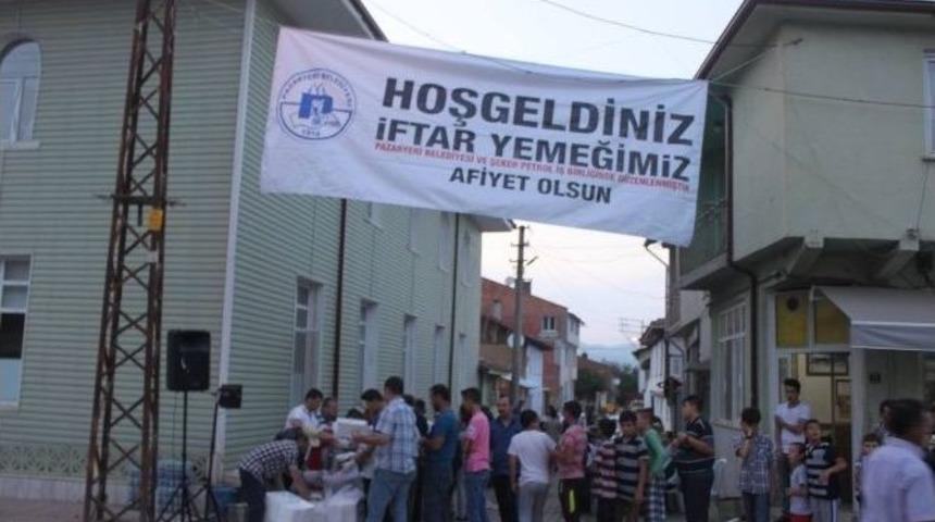 Pazaryeri Yenimahalle&rsquo;de İftar Coşkusu