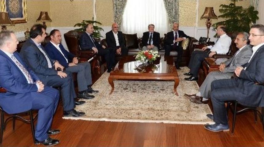 Etso Y&ouml;netiminden, Vali Azizoğlu&rsquo;na Ziyaret