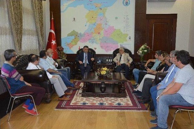 Vali Yazıcı, Bgc Y&ouml;netimini Ağırladı 1