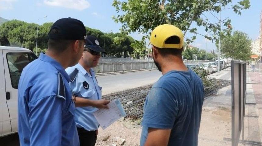 Zabıta Dairesi Başakanlığından İnşaatlara Sıkı Takip