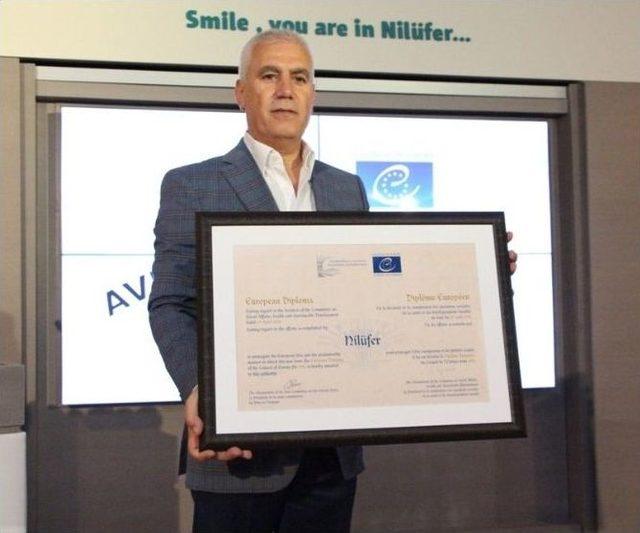 Avrupa Konseyi’nden Nilüfer Belediyesi’ne “avrupa Diploması”