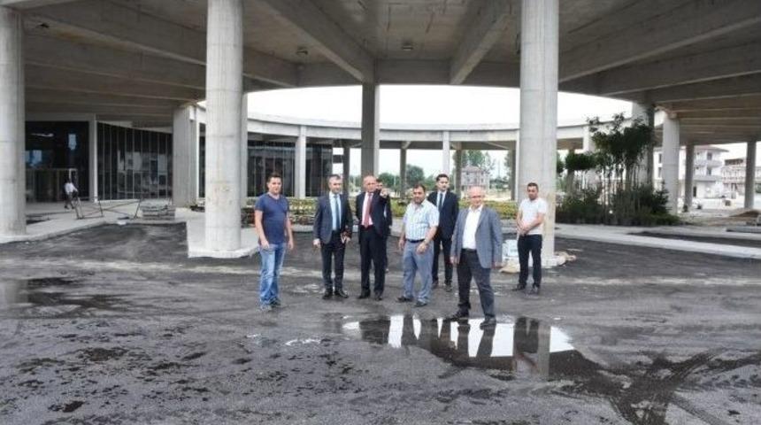 Başkan Keleş Terminal &Ccedil;alışmalarını Yerinde İnceledi