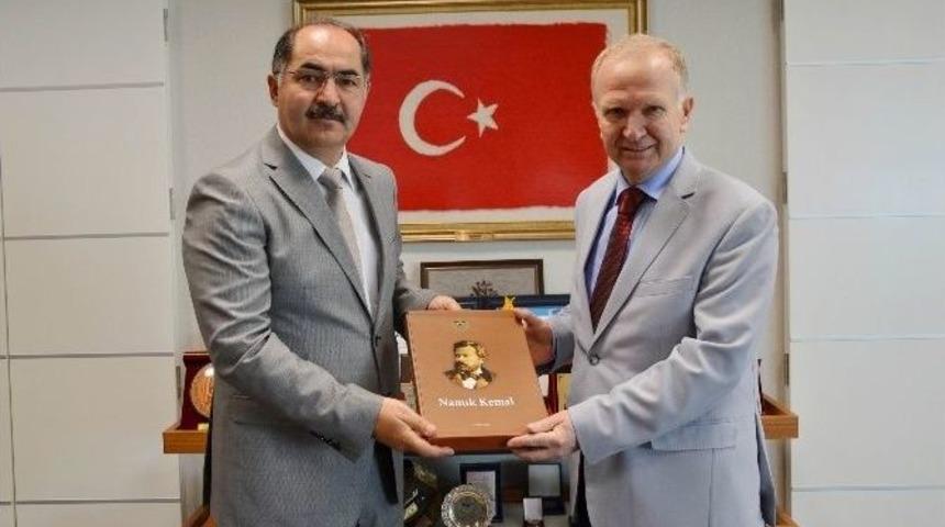 Vali Ceylan&rsquo;dan Nk&uuml; Rekt&ouml;r&uuml; Şimşek&rsquo;e Ziyaret