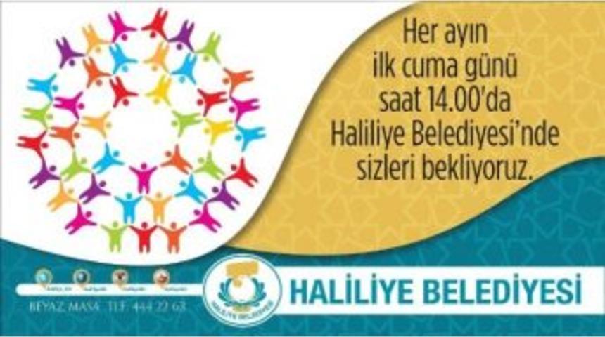 Haliliye Belediyesinde Halk Günü Toplantısı 1 Temmuz’da