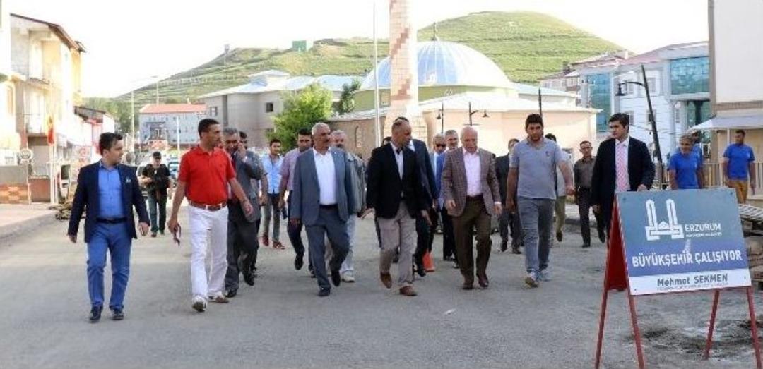 Başkan Sekmen &Ccedil;at&rsquo;ta B&uuml;y&uuml;kşehir&rsquo;in &Ccedil;alışmalarını İnceledi