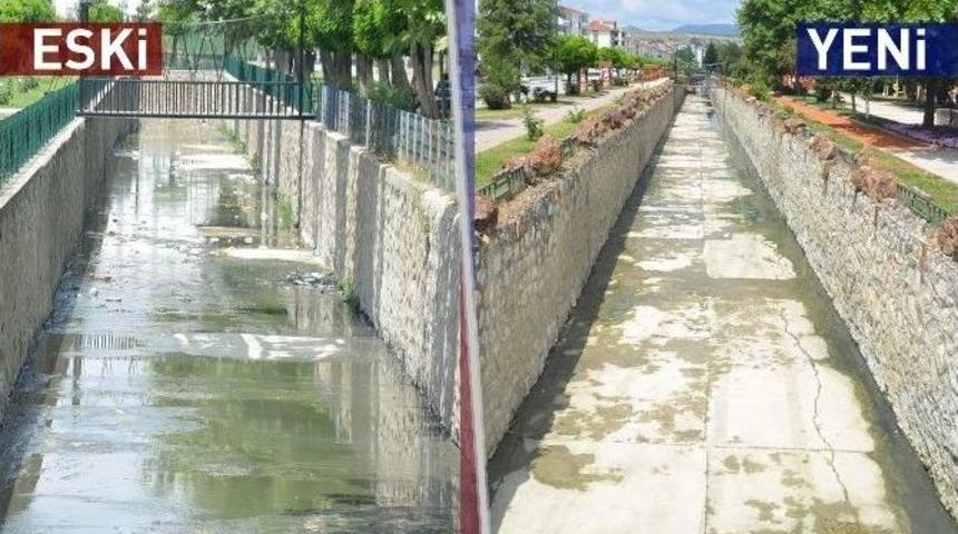 Kanalda Temizlik &Ccedil;alışmaları