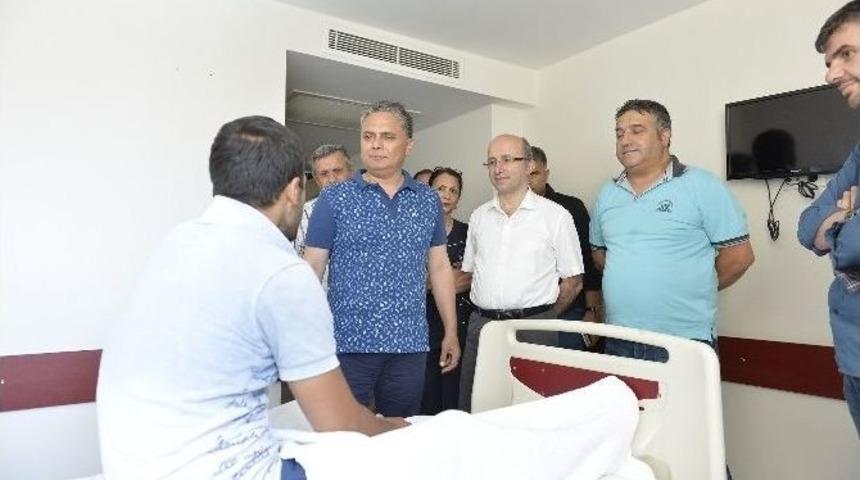 Başkan Uysal&rsquo;dan Hastane Ziyareti