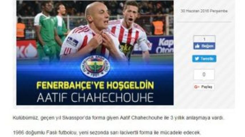 Fenerbah&ccedil;e, Aatıf&rsquo;ı Resmen A&ccedil;ıkladı