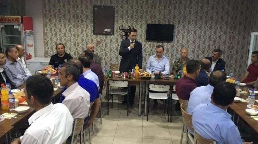 Beyt&uuml;şşebap&rsquo;ta Şehit Yakınları Ve Gaziler Onuruna İftar Verildi