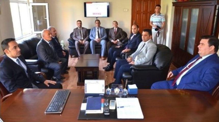 Vali Arslantaş Kamu Kurumlarından Brifing Aldı