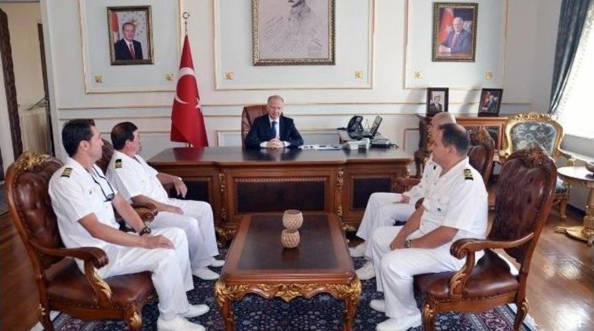 Tekirdağ Valisi Ceylan&rsquo;a Denizcilik Ve Kabotaj Bayramı Ziyareti