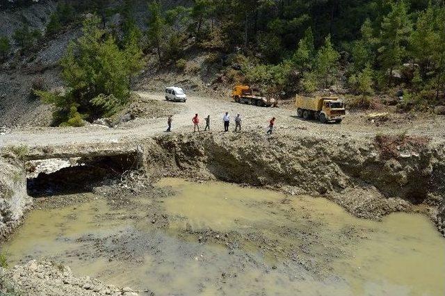 Kaş’ın Grup Yolları Asfalta Kavuşuyor