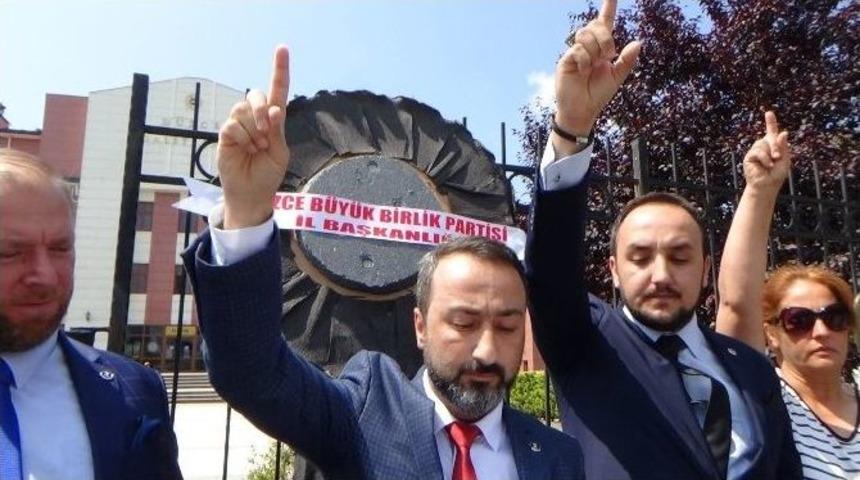 Bbp&rsquo;liler Adliye &Ouml;n&uuml;ne Siyah &Ccedil;elenk Bıraktı