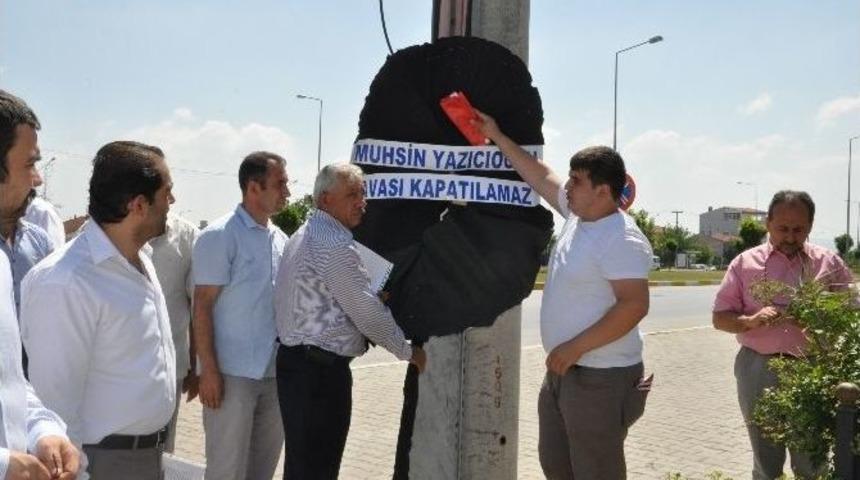 Yazıcıoğlu&rsquo;nun Mahkeme Kararı Balıkesir&rsquo;de Protesto Edildi