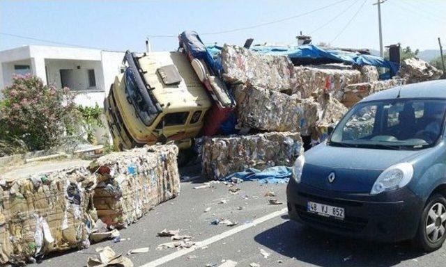 Milas’ta Trafik Kazası: 2 Yaralı