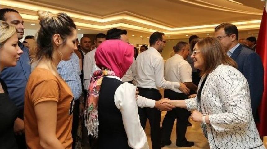 Şahin, Personel İle Bayramlaştı