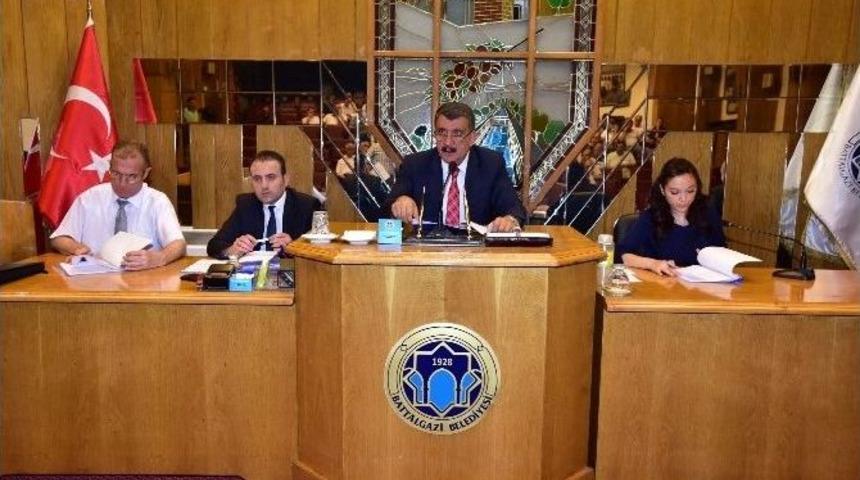 Battalgazi Belediye Meclisi, Temmuz Ayı Toplantısını Yaptı
