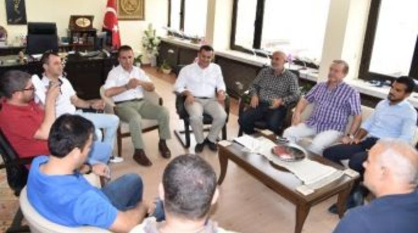 Alanyaspor Yöneticilerinden Yücel’e Ziyaret