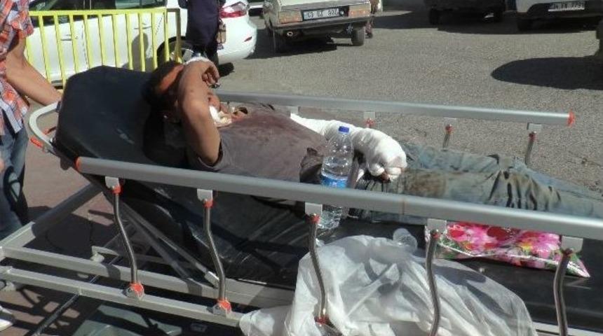 İnşaattan D&uuml;şen Suriyeli İş&ccedil;i Yaralandı