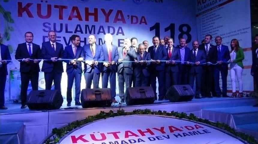 Bakan Eroğlu, K&uuml;tahya&rsquo;da 21 Tesisin Temel Atma Ve A&ccedil;ılış T&ouml;rene Katıldı