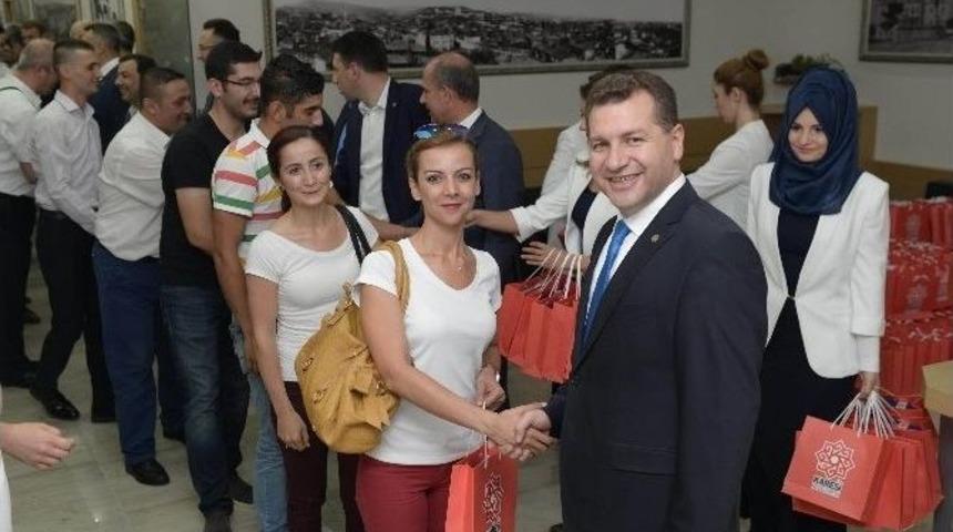 Karesi&rsquo;de Bayramlaşma