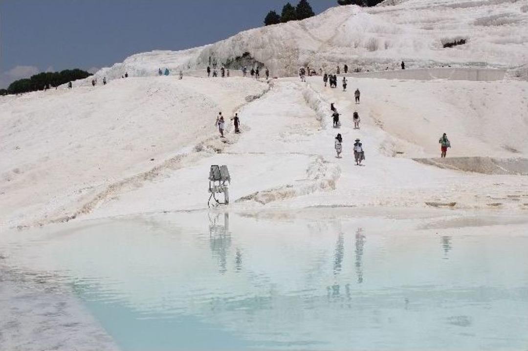 (&ouml;zel Haber) Pamukkale Travertenleri Bayramı Sessiz Ge&ccedil;irecek