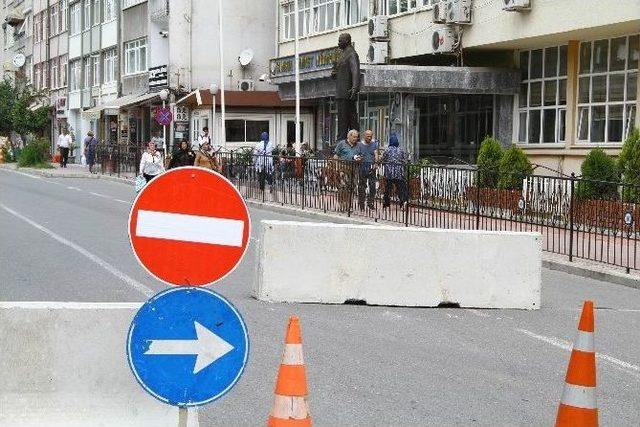 Samsun Emniyeti Beton Bariyerli Önlem Aldı