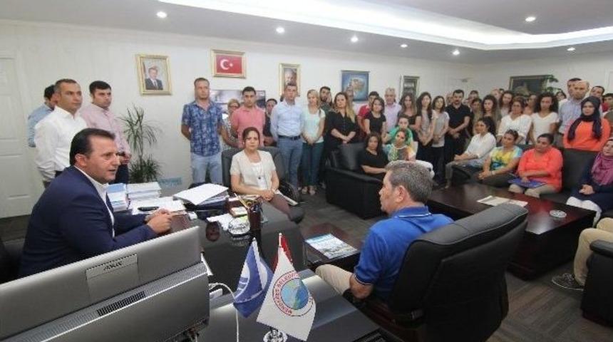 Başkan Soylu &Ccedil;alışma Arkadaşlarıyla Bayramlaştı