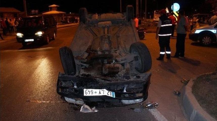 Takla Atan Ara&ccedil;tan Burnu Bile Kanamadan &Ccedil;ıktı