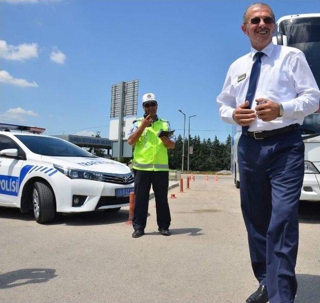 Bayram Öncesi Terminalde Trafik Denetlemesi