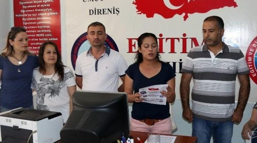 Eğitim-iş&rsquo;ten Katliam Ve Ter&ouml;re Lanet