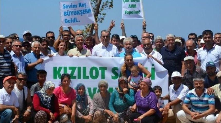 Chp&rsquo;lilerden Sahil Protestosu
