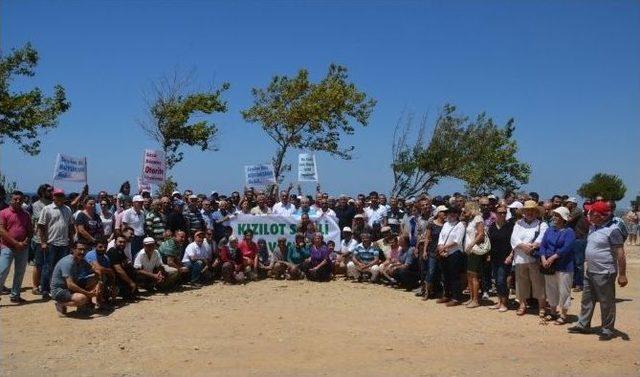 Chp’lilerden Sahil Protestosu