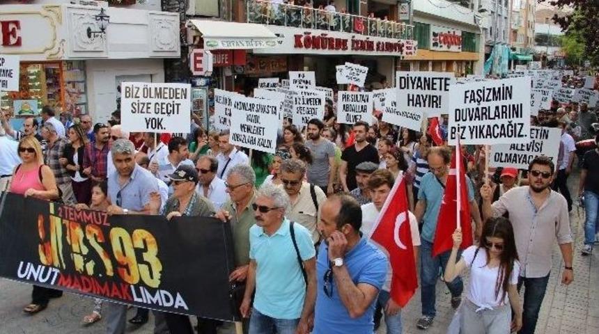 Sivas&rsquo;ta Hayatını Kaybedenler Eskişehir&rsquo;de Anıldı