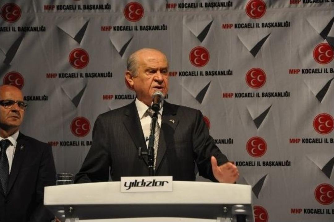 Mhp Lideri Devlet Bah&ccedil;eli Kocaeli&rsquo;de Partisinin İftarına Katıldı